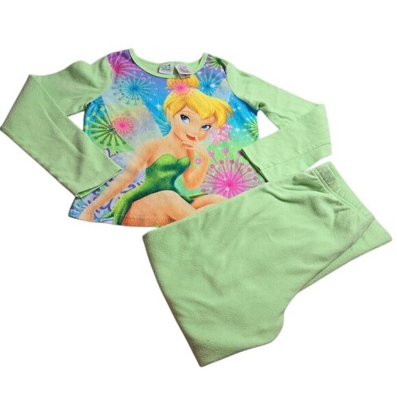 Disney Fairies Tinkerbell Pajamas M7/8 - Picture 1 of 4